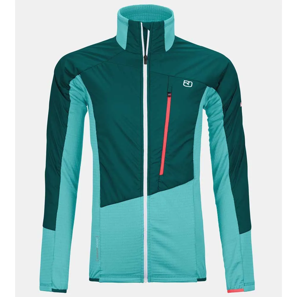 Ortovox Westalpen Swisswool Hybrid Fleece, Pacific green
