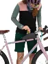 Osprey Escapist Top Tube Overrørsveske, Black, One Size