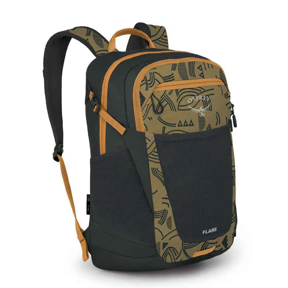 Osprey Flare Sekk, Find the way print / black