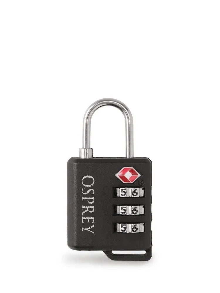 Osprey Padlock Bag lås, Black, One Size