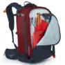 Osprey Soelden Pro E2 Airbag 32l Ryggsekk, Red mountain