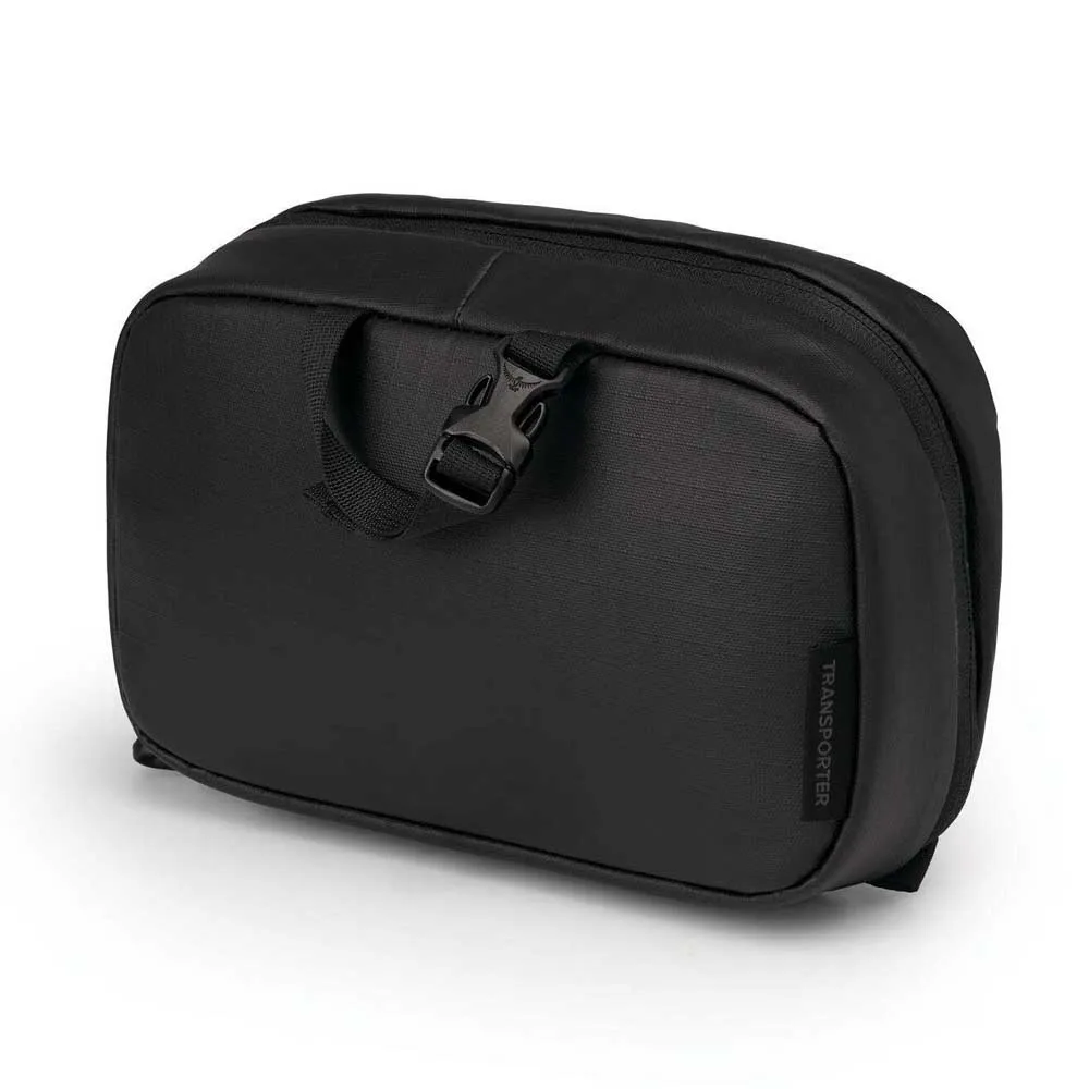 Osprey Transporter Hanging Toiletry Kit, Raven black / black, One Size