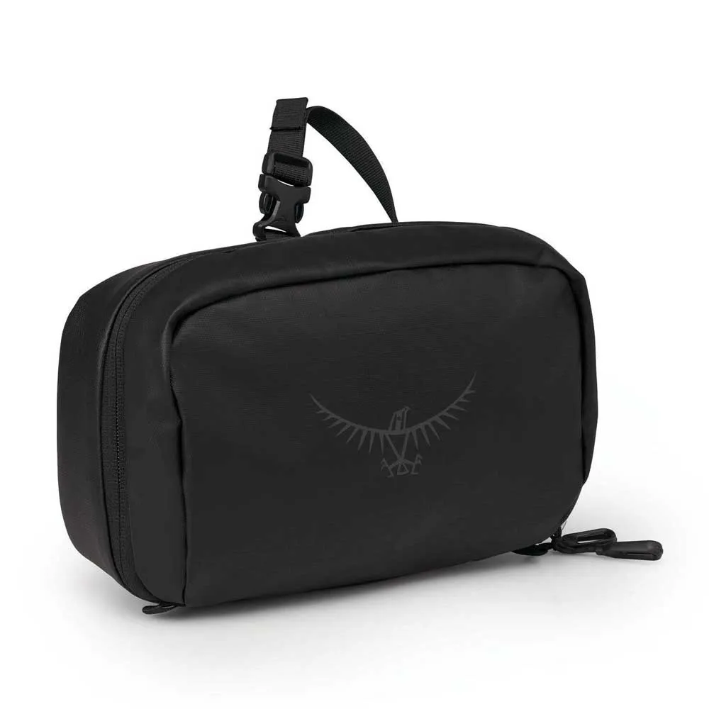 Osprey Transporter Hanging Toiletry Kit, Raven black / black, One Size