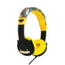 Otl Technologies Batman Dc Comics-hodetelefoner, Black / yellow, One Size