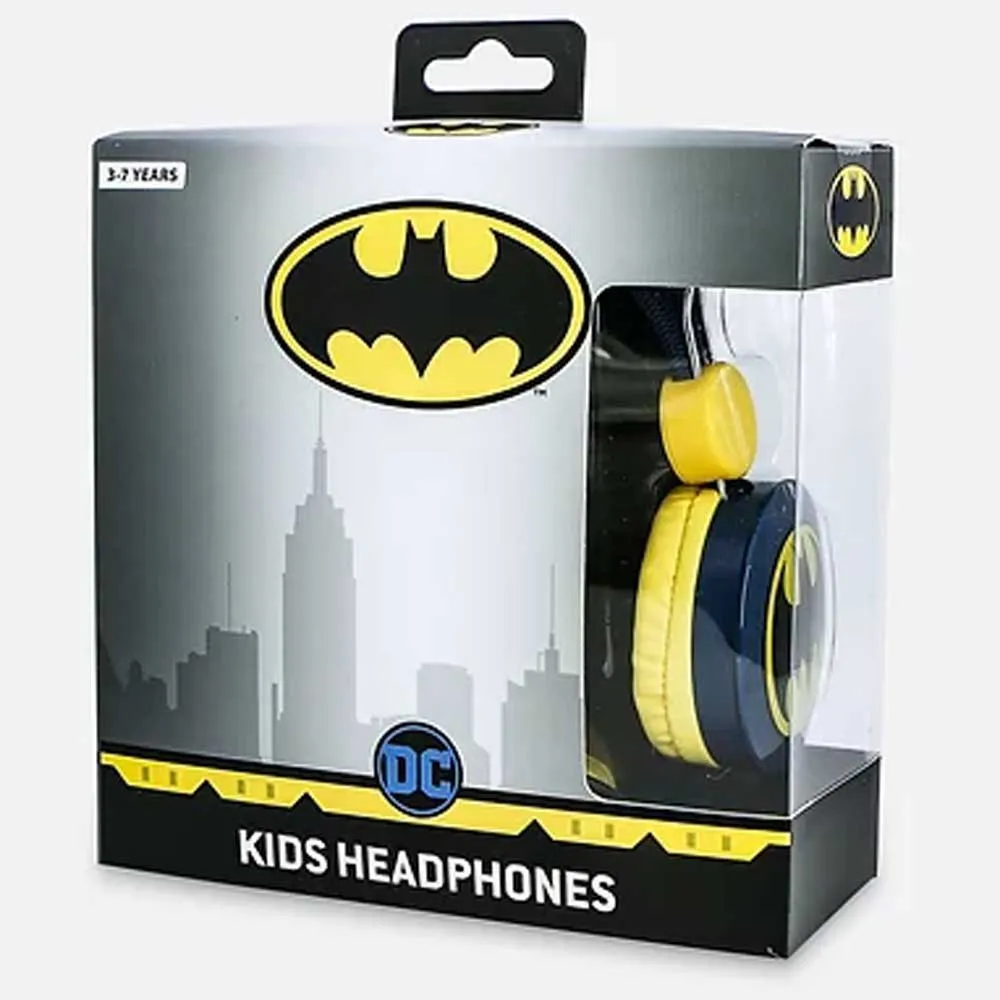 Otl Technologies Core Batman Logo Hodetelefoner, Black / yellow, One Size Otl Technologies Core Batman Logo Hodetelefoner, Black / yellow, One Size