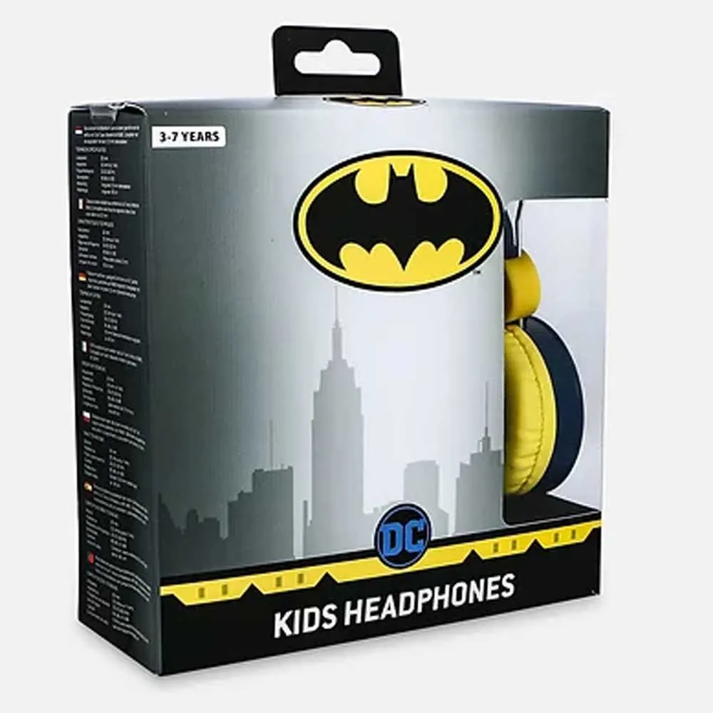 Otl Technologies Core Batman Logo Hodetelefoner, Black / yellow, One Size Otl Technologies Core Batman Logo Hodetelefoner, Black / yellow, One Size