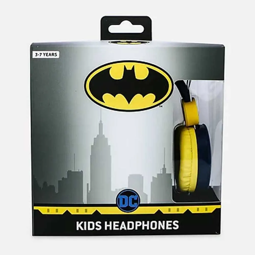 Otl Technologies Core Batman Logo Hodetelefoner, Black / yellow, One Size Otl Technologies Core Batman Logo Hodetelefoner, Black / yellow, One Size