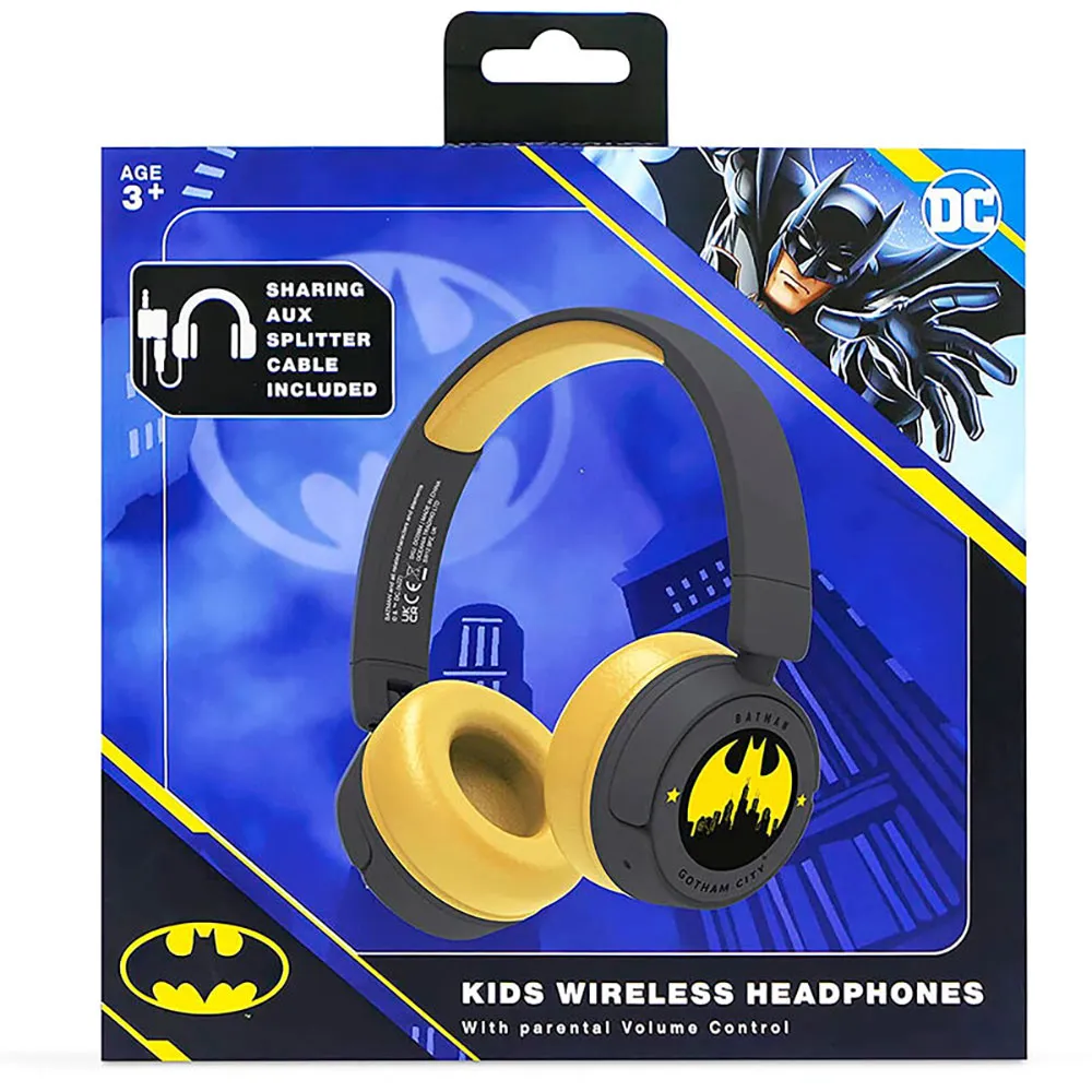 Otl Technologies Gotham City Batman Dc Comics Hodetelefoner, Black / orange, One Size