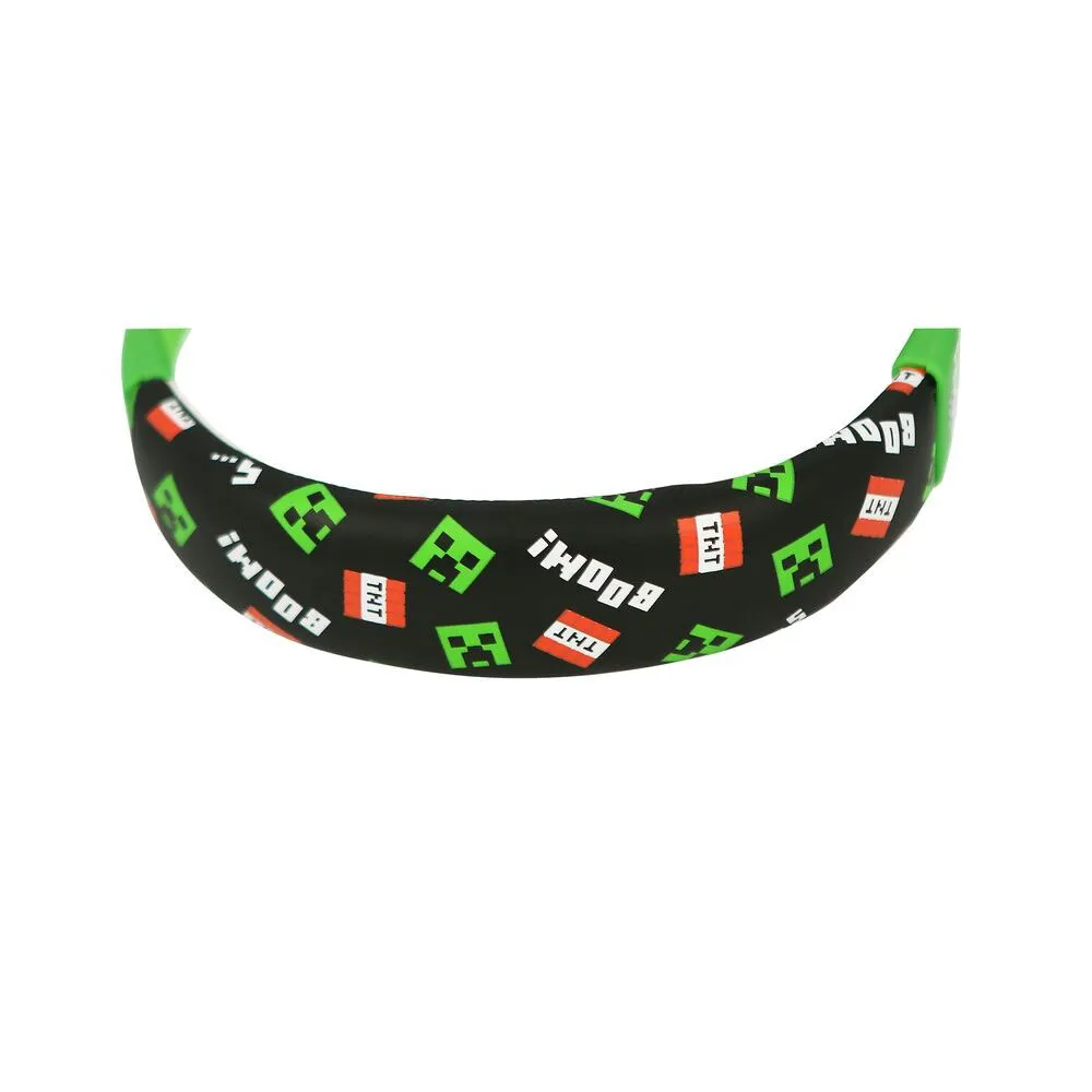 Otl Technologies Minecraft Kryper Hodetelefoner, Green, One Size Otl Technologies Minecraft Kryper Hodetelefoner, Green, One Size
