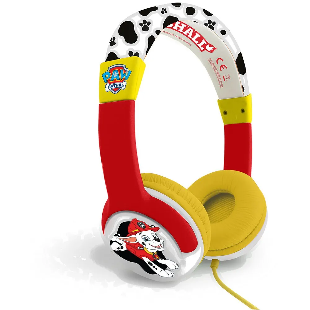 Otl Technologies Paw Patrol Marshall Hodetelefoner, White / red / yellow, One Size Otl Technologies Paw Patrol Marshall Hodetelefoner, White / red / yellow, One Size