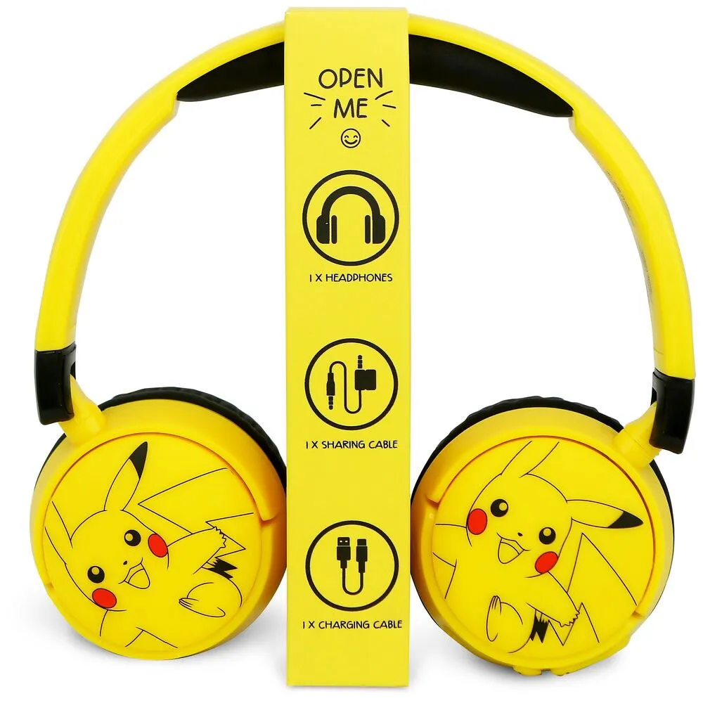 Otl Technologies Pikachu Pokémon-hodetelefoner, Multicolour, One Size Otl Technologies Pikachu Pokémon-hodetelefoner, Multicolour, One Size