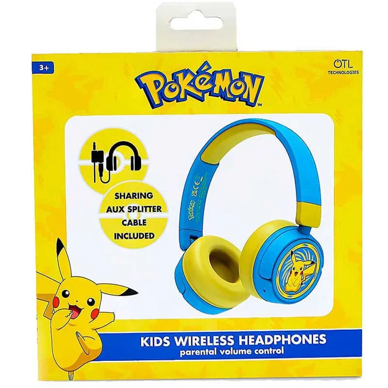 Otl Technologies Pokemon Pikachu Trådløse Hodetelefoner, Multicolor, One Size Otl Technologies Pokemon Pikachu Trådløse Hodetelefoner, Multicolor, One Size