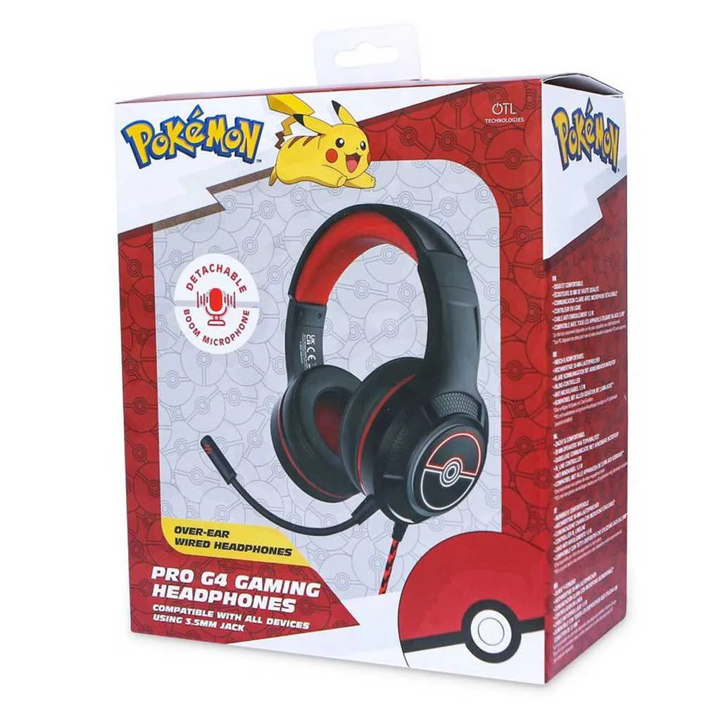 Otl Technologies Pokemon Pokeball Pro G4 Hodetelefoner, Multicolor, One Size