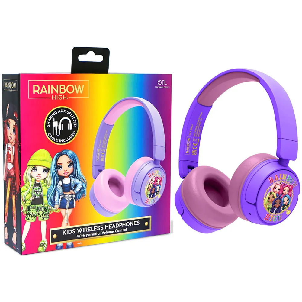 Otl Technologies Rainbow High Trådløse Hodetelefoner, Multicolour, One Size Otl Technologies Rainbow High Trådløse Hodetelefoner, Multicolour, One Size