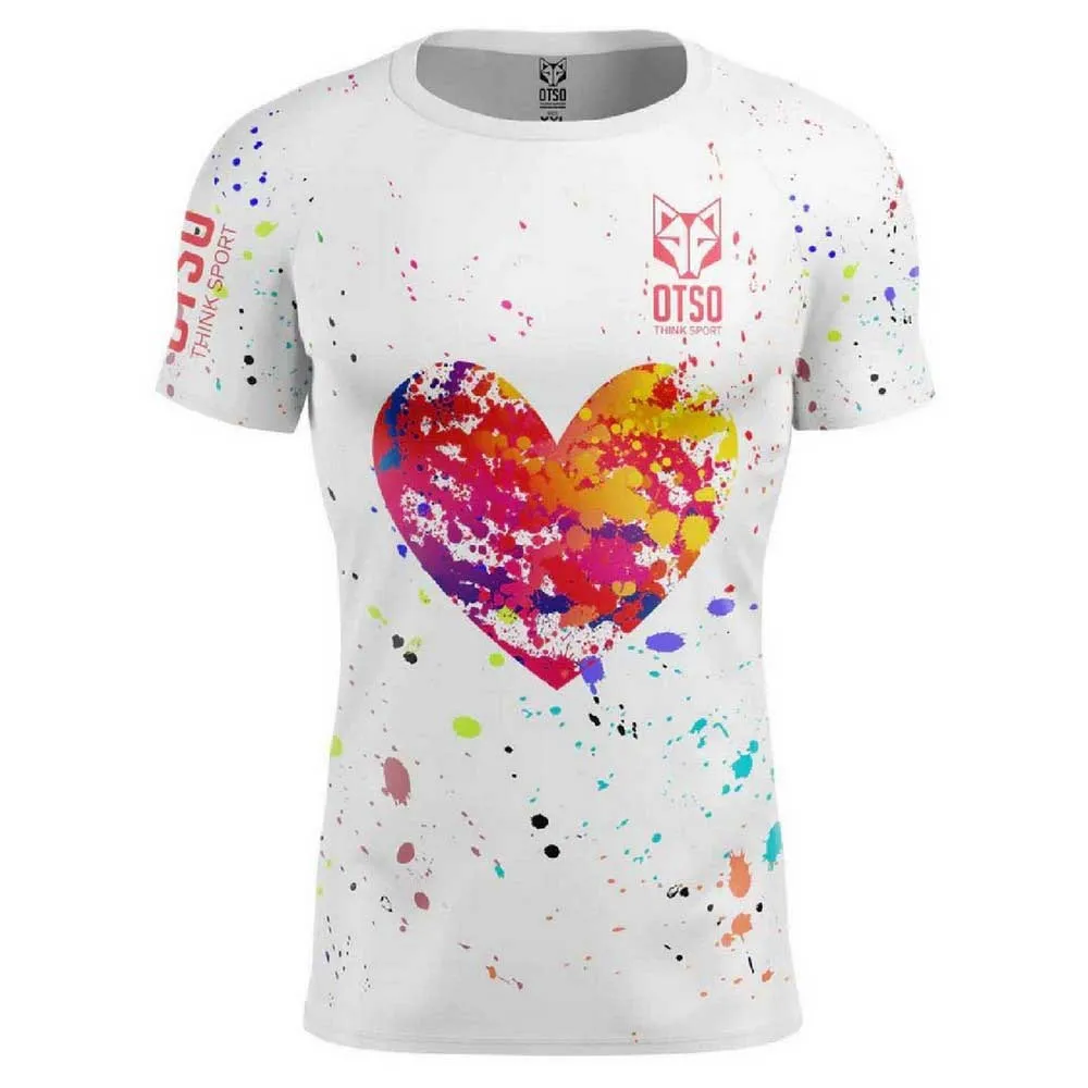 Otso Be Smart & Protect Your Heart Kortarmet T-skjorte male, Multicolour
