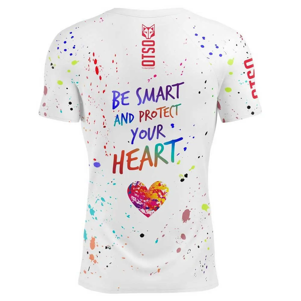 Otso Be Smart & Protect Your Heart Kortarmet T-skjorte male, Multicolour