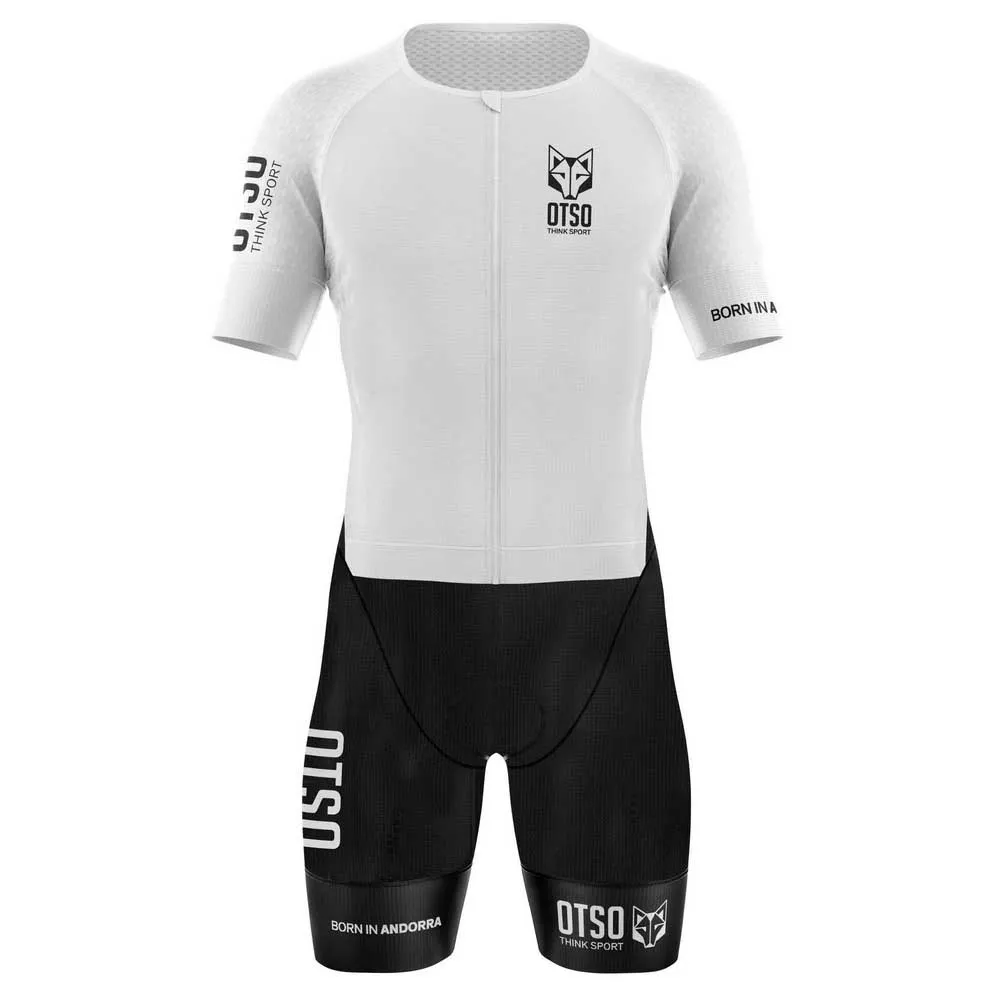 Otso Black & White Kortermet Trisuit female