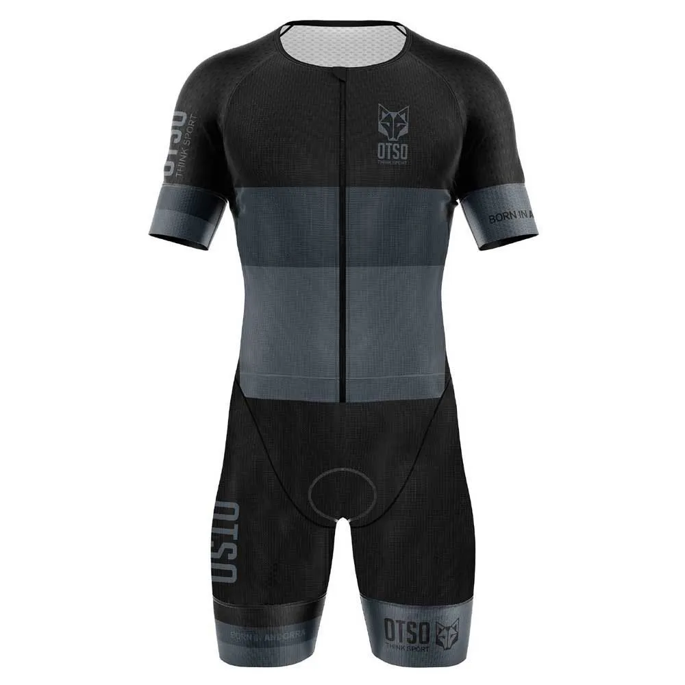 Otso Black Kortermet Trisuit Refurbished male, Black