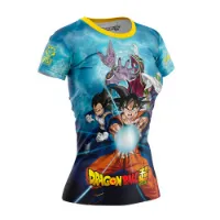 Otso Dragon Ball Super Goku Vegeta Kortarmet T-skjorte Otso Dragon Ball Super Goku Vegeta Kortarmet T-skjorte