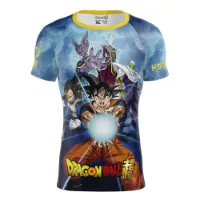 Otso Dragon Ball Super Goku Vegeta Kortarmet T-skjorte female