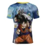 Otso Dragon Ball Super Goku Vegeta Kortarmet T-skjorte female