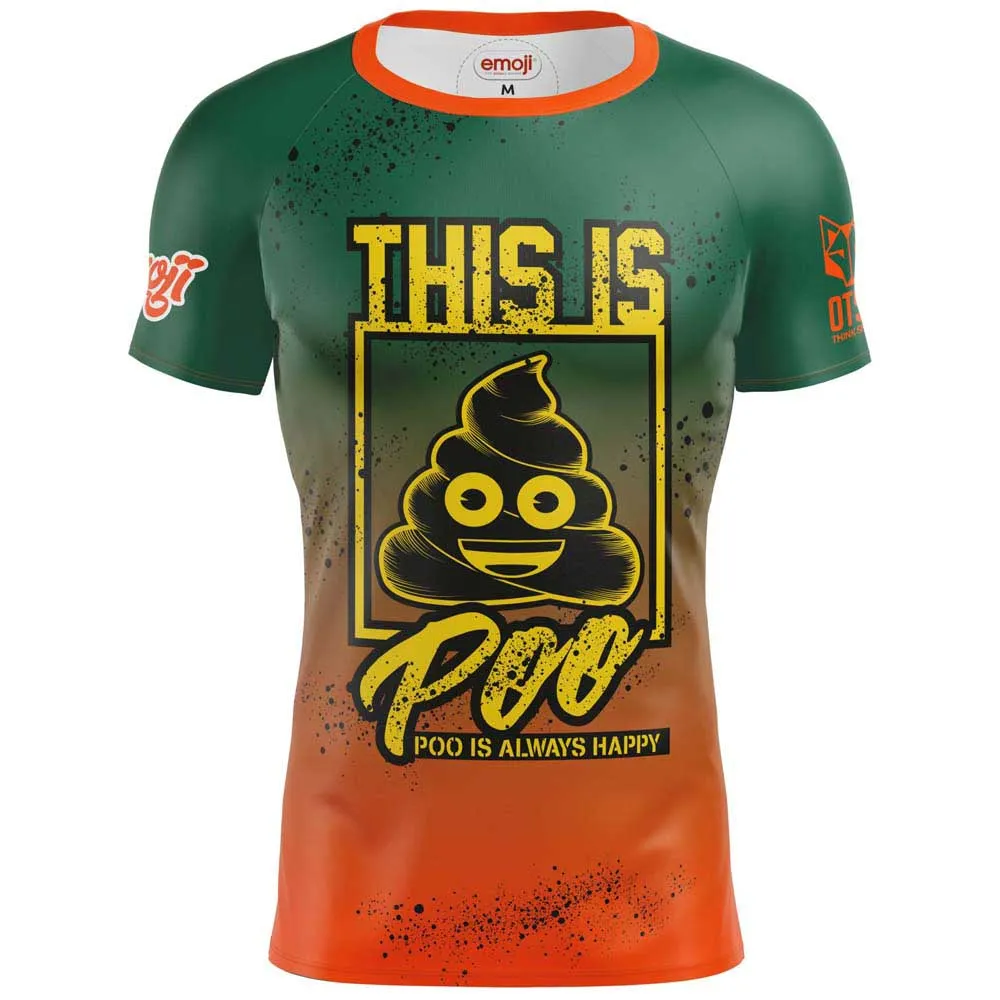 Otso Emoji Be Like Poo Kortarmet T-skjorte Mann