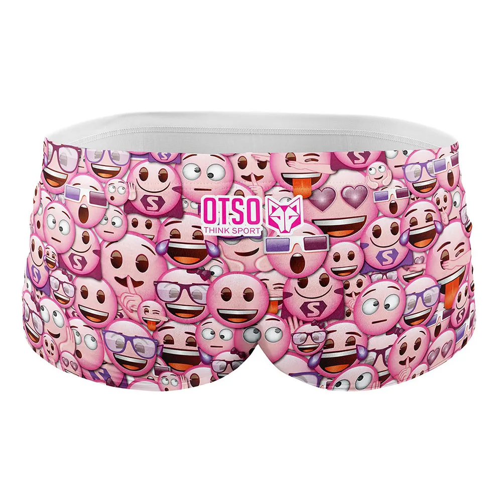 Otso Emoji Classic Pink Badeshorts Boxer male