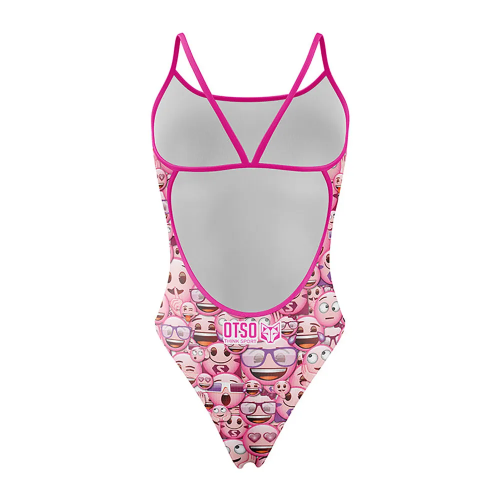 Otso Emoji Classic Pink Badetøy female
