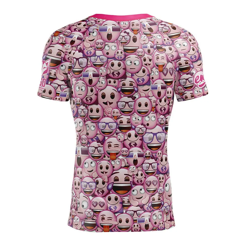Otso Emoji Classic Pink Kortarmet T-skjorte male
