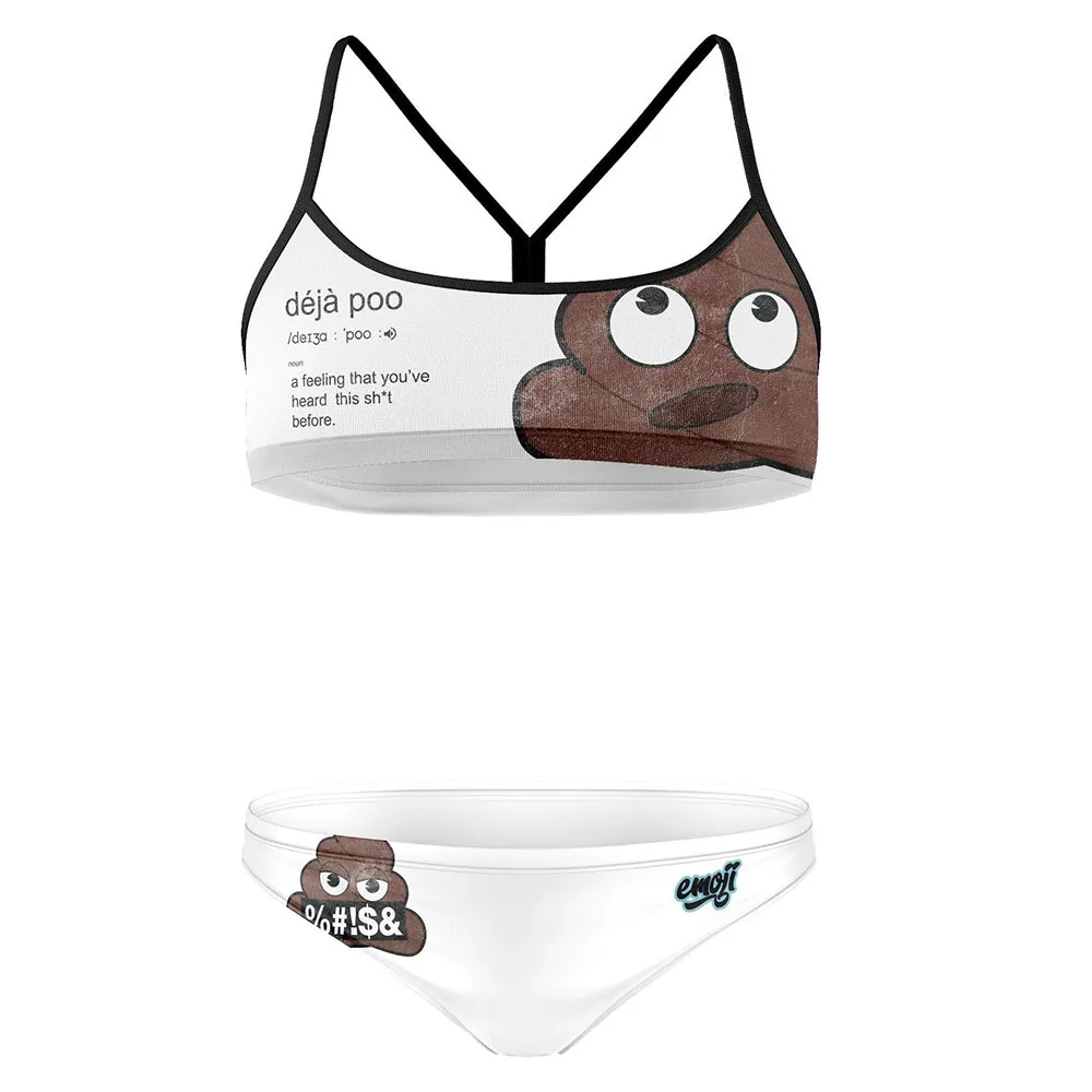 Otso Emoji Deja Poo Bikini female Otso Emoji Deja Poo Bikini female
