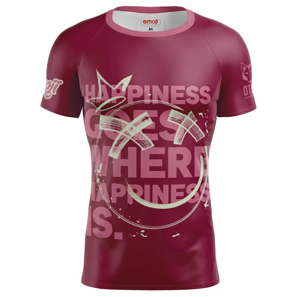 Otso Emoji Happiness Kortarmet T-skjorte Mann