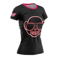 Otso Emoji Monkey Neon Kortarmet T-skjorte female