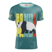Otso Emoji Panda Kortarmet T-skjorte male