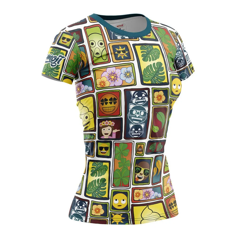 Otso Emoji Portrait Kortarmet T-skjorte female