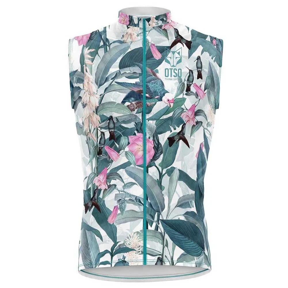 Otso Garden Vest male, Green / pink