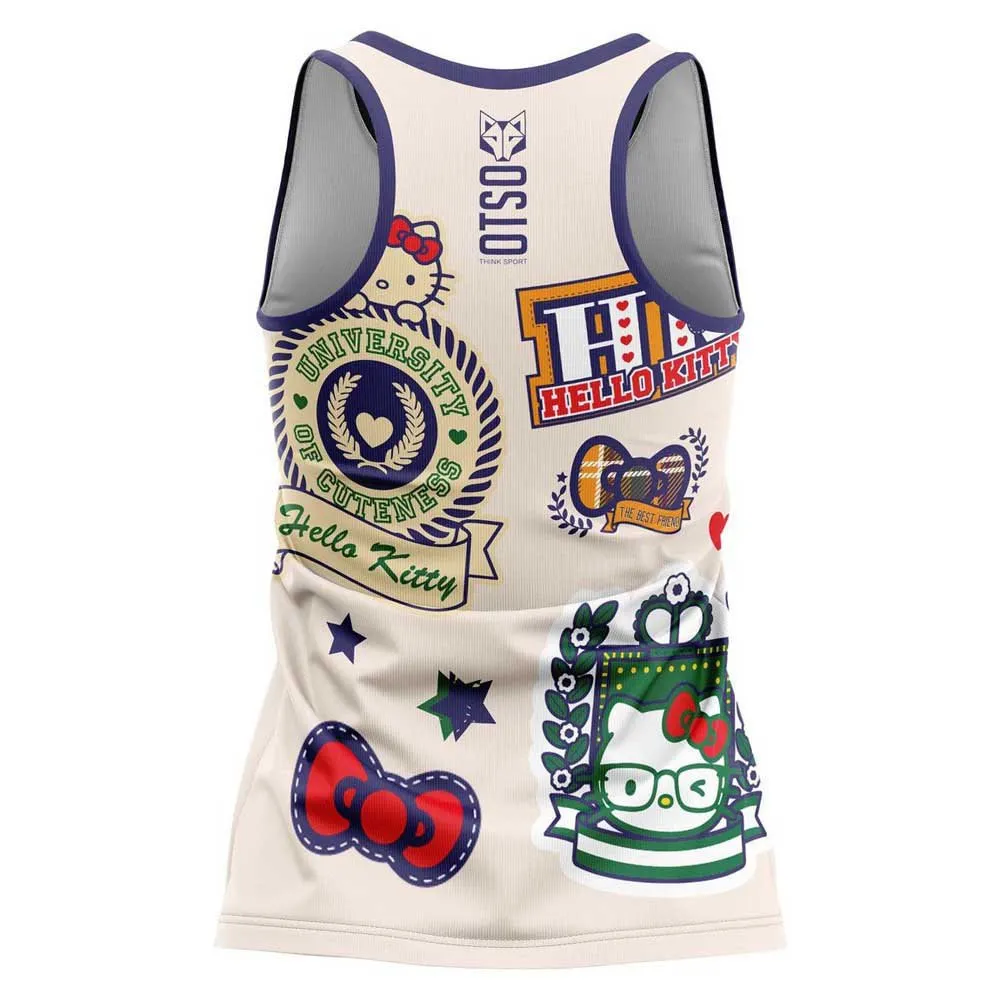 Otso Hello Kitty Cheerleading Ermeløs T-skjorte female