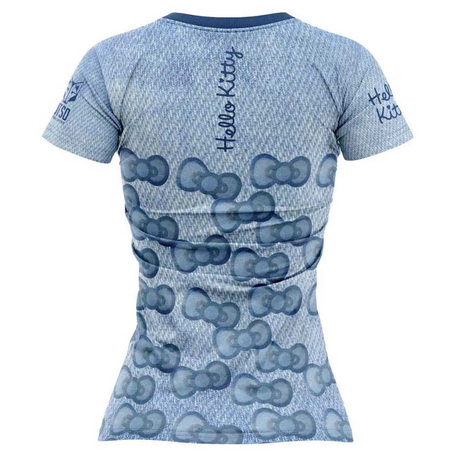 Otso Hello Kitty Denim Kortarmet T-skjorte Kvinne