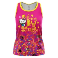 Otso Hello Kitty Sparkle Ermeløs T-skjorte female Otso Hello Kitty Sparkle Ermeløs T-skjorte female