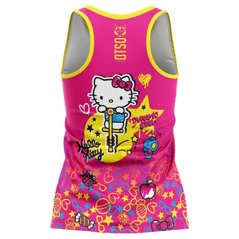 Otso Hello Kitty Sparkle Ermeløs T-skjorte female Otso Hello Kitty Sparkle Ermeløs T-skjorte female