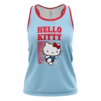 Otso Hello Kitty Stripes Ermeløs T-skjorte female Otso Hello Kitty Stripes Ermeløs T-skjorte female