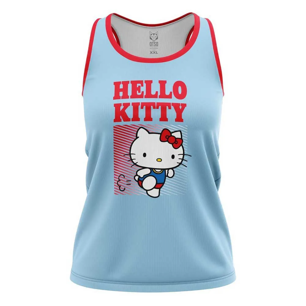 Otso Hello Kitty Stripes Ermeløs T-skjorte female Otso Hello Kitty Stripes Ermeløs T-skjorte female