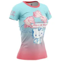 Otso Hello Kitty Wave Kortarmet T-skjorte Kvinne