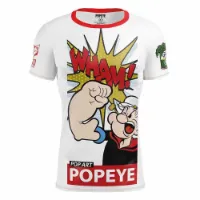 Otso Popeye Pop Art Kortarmet T-skjorte male Otso Popeye Pop Art Kortarmet T-skjorte male