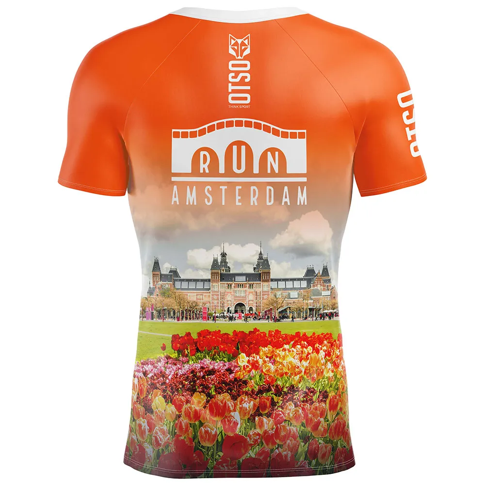 Otso Run Ámsterdam 2024 Kortarmet T-skjorte male