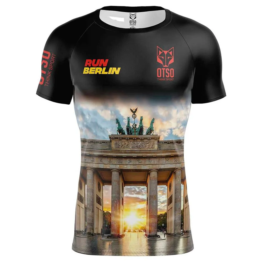 Otso Run Berlin Kortarmet T-skjorte male Otso Run Berlin Kortarmet T-skjorte male