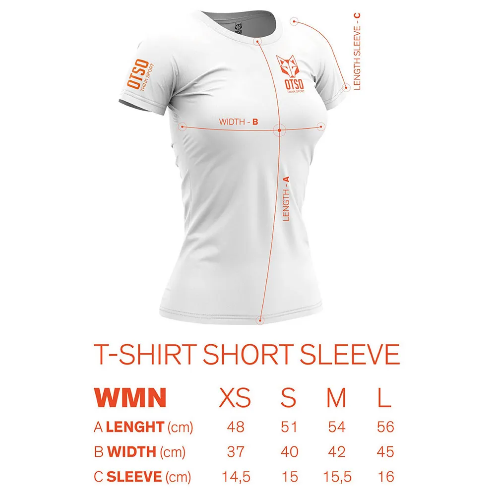 Otso Run Trail Montblanc 2024 Kortarmet T-skjorte female