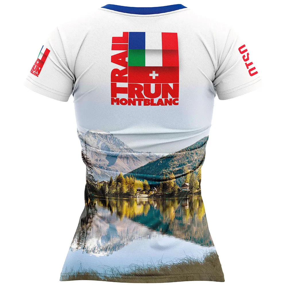 Otso Run Trail Montblanc 2024 Kortarmet T-skjorte female