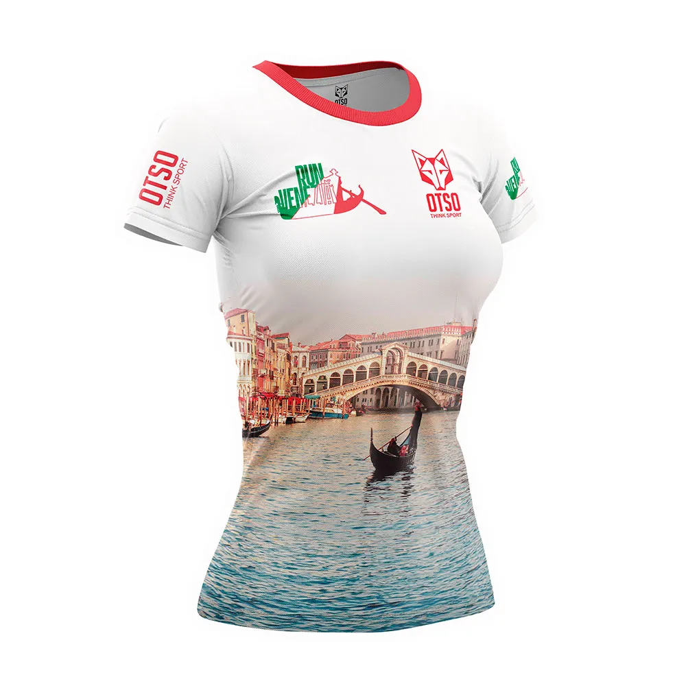 Otso Run Venezia 2024 Kortarmet T-skjorte female