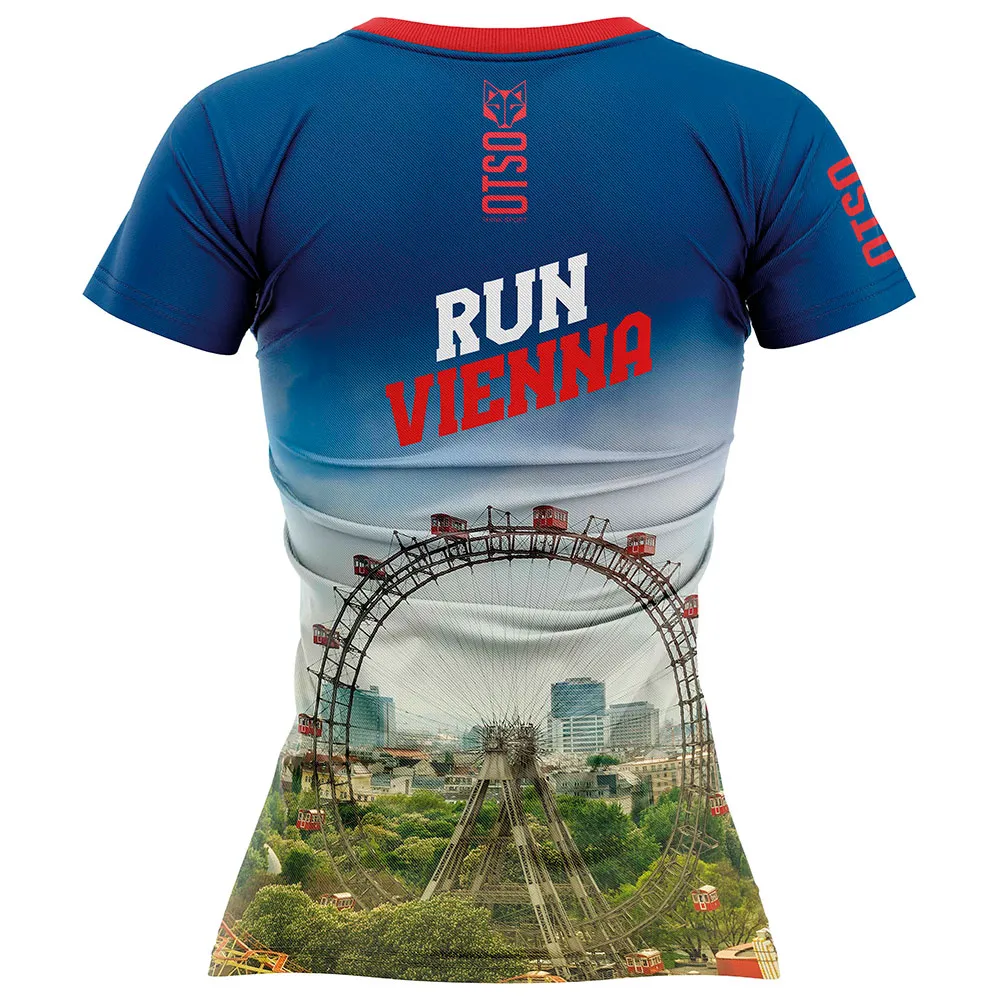 Otso Run Vienna 2023 Kortarmet T-skjorte female