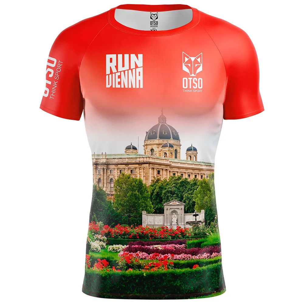 Otso Run Vienna 2024 Kortarmet T-skjorte male